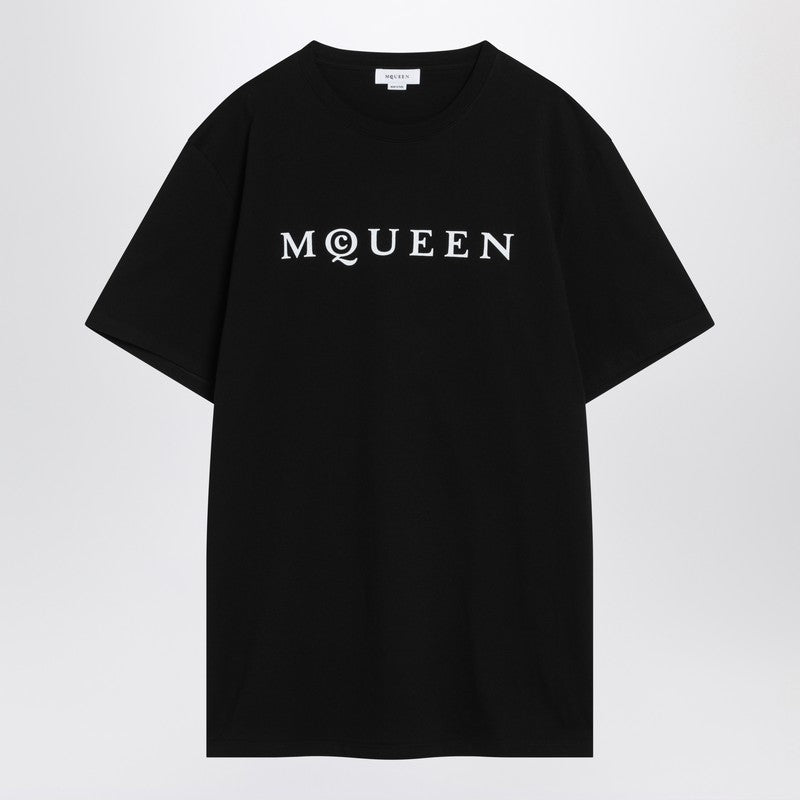Alexander McQueen Black cotton jersey t-shirt