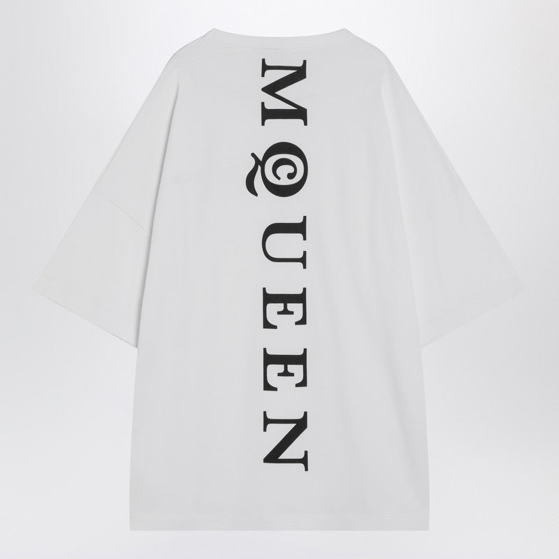 Alexander McQueen White oversized t-shirt with logo