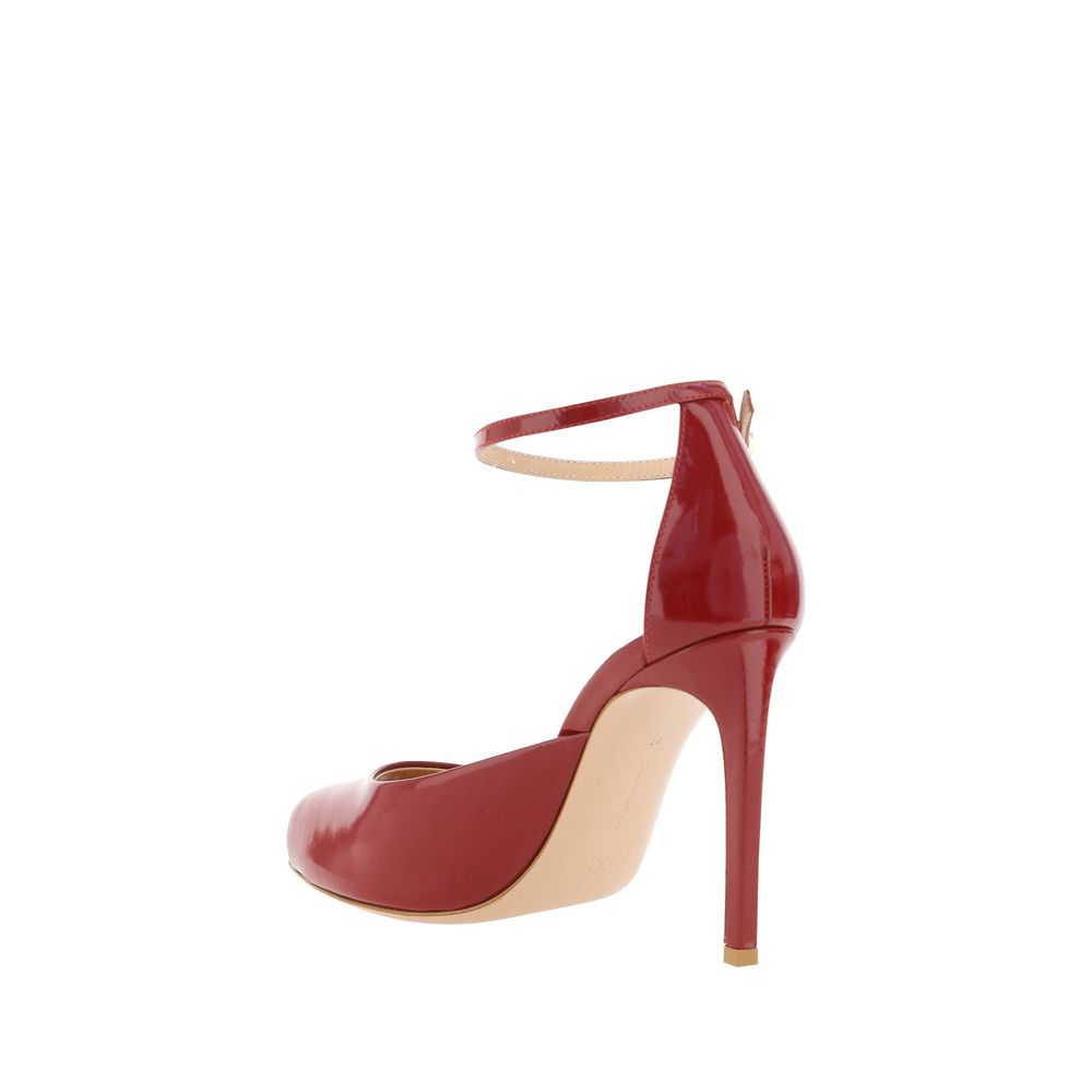 Nuit 95 Glossed-Leather Pumps