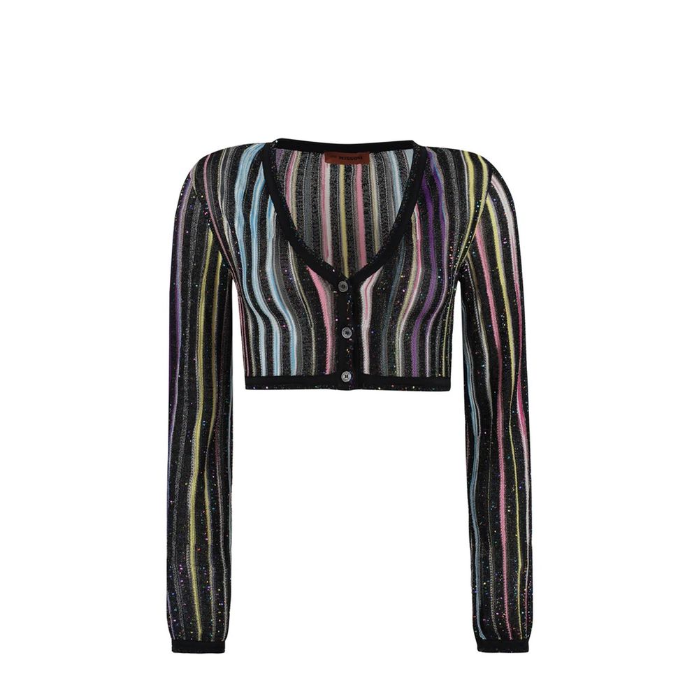 Jacquard Knit Cardigan