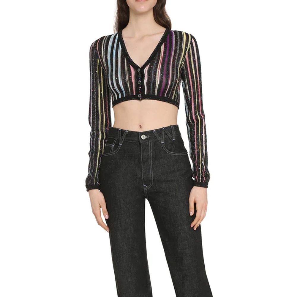 Jacquard Knit Cardigan