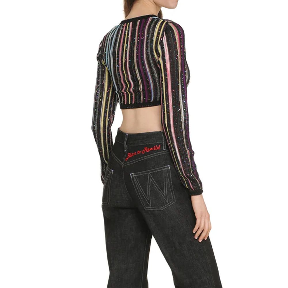 Jacquard Knit Cardigan