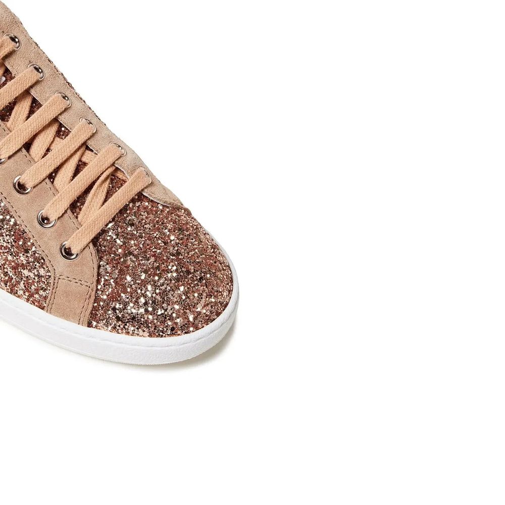 Glittered Woven Sneakers