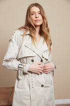 Cara Long Trench Coat