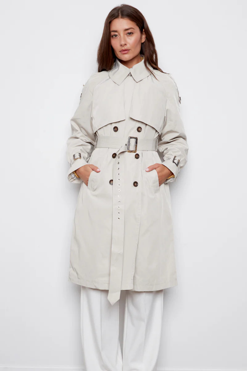 Cara Long Trench Coat