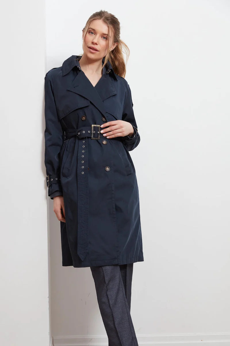 Cara Long Trench Coat