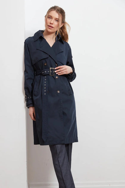 Cara Long Trench Coat