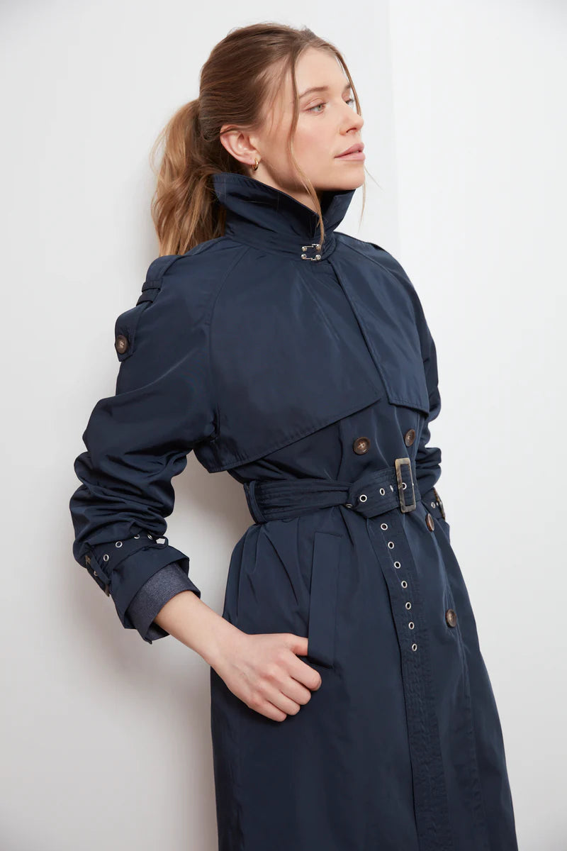Cara Long Trench Coat
