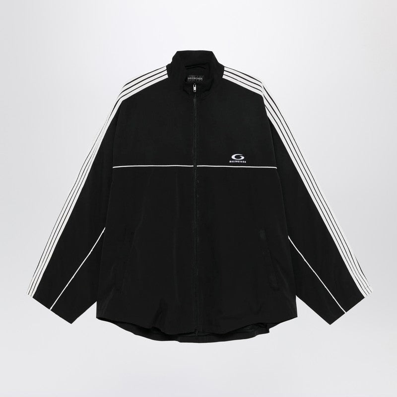 Balenciaga Black tracksuit jacket in technical fabric