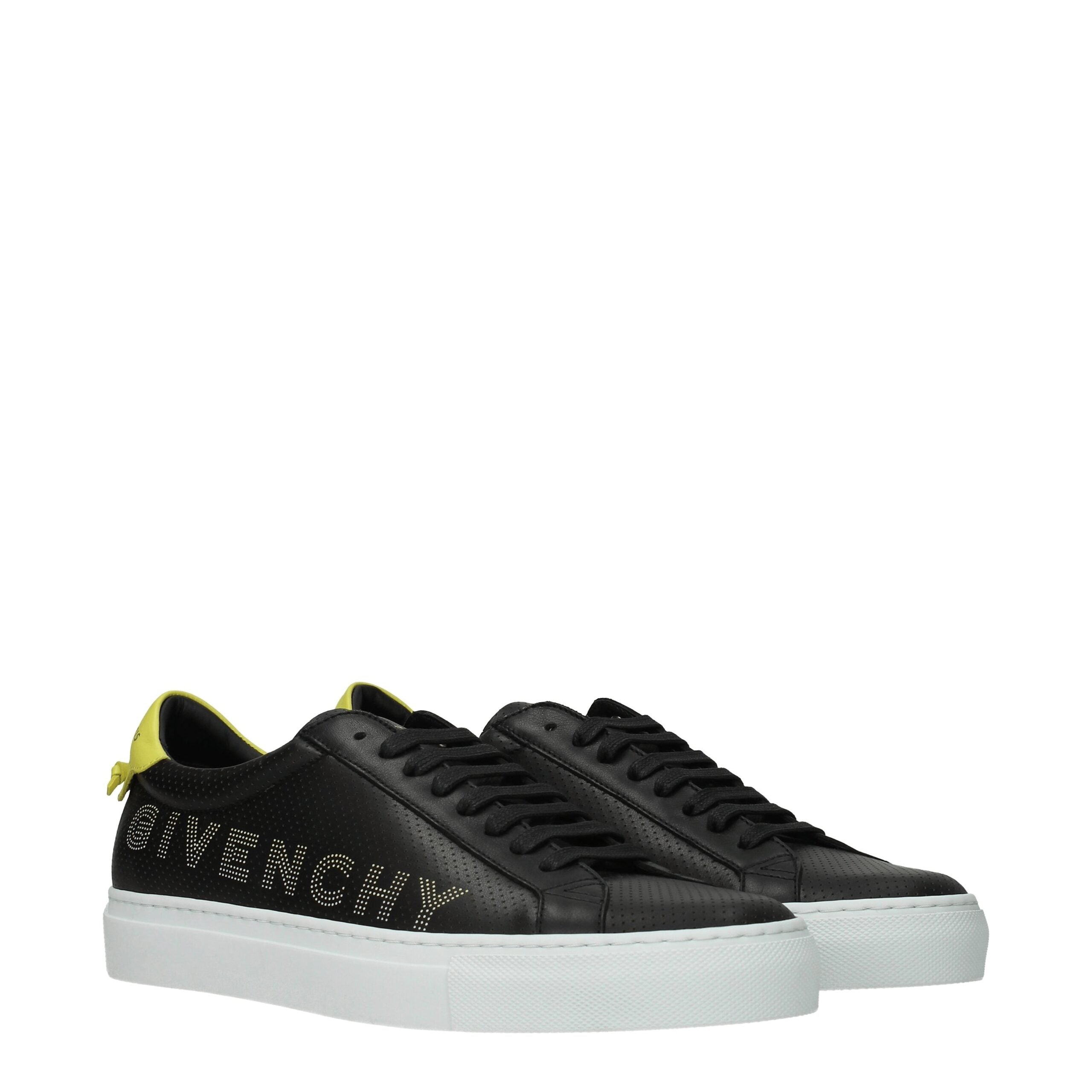 Black Leather Low Tops