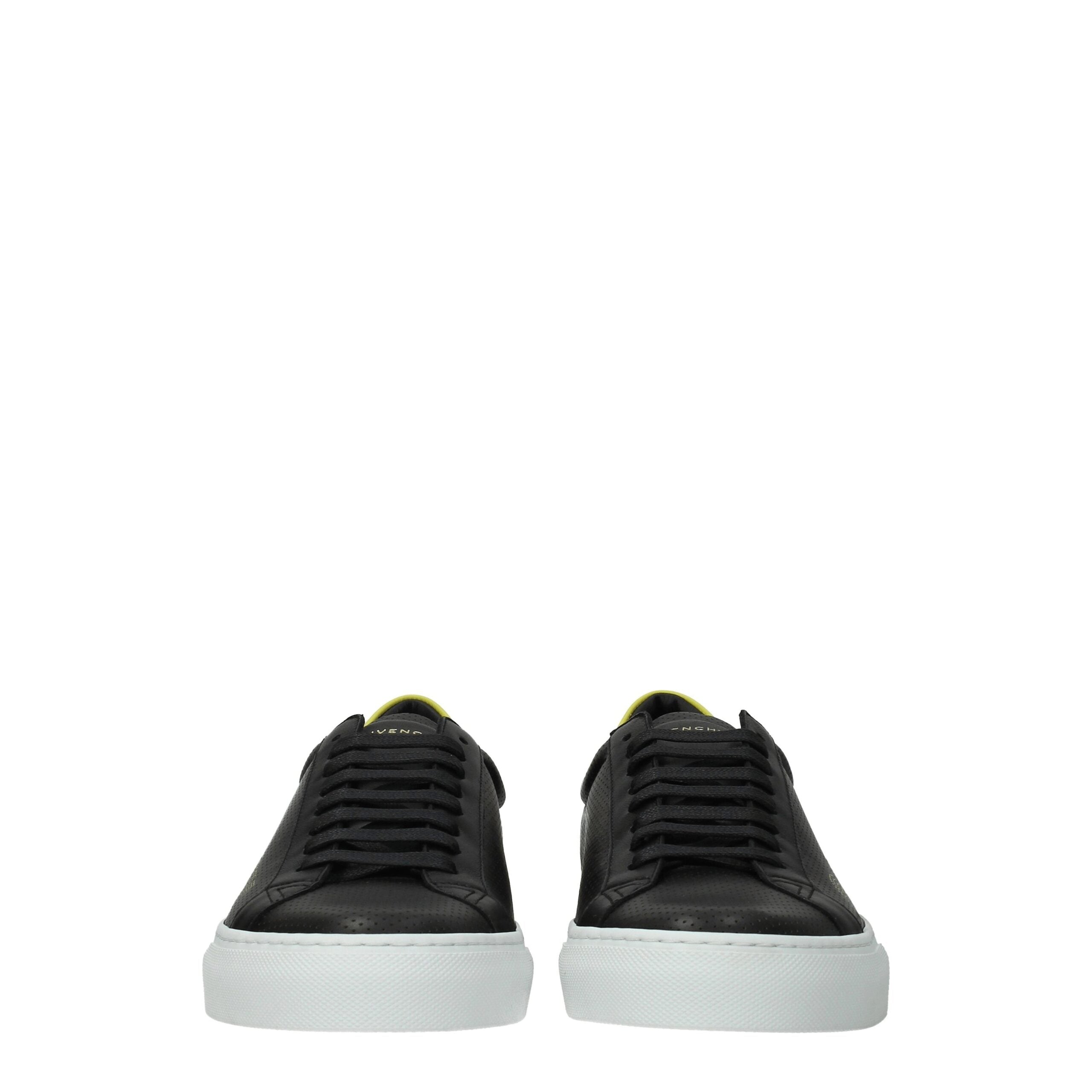 Black Leather Low Tops