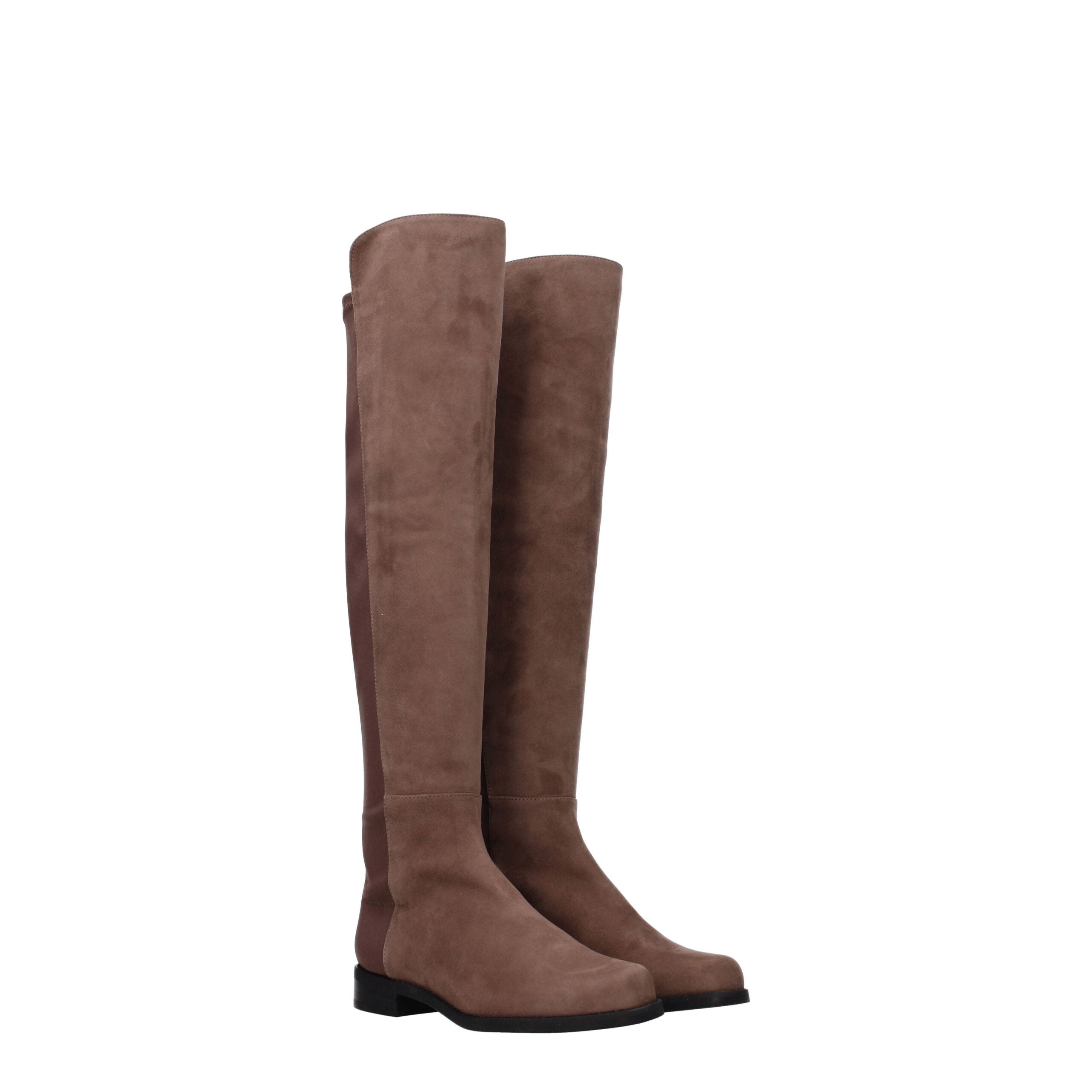 Brown Leather Over The Knee