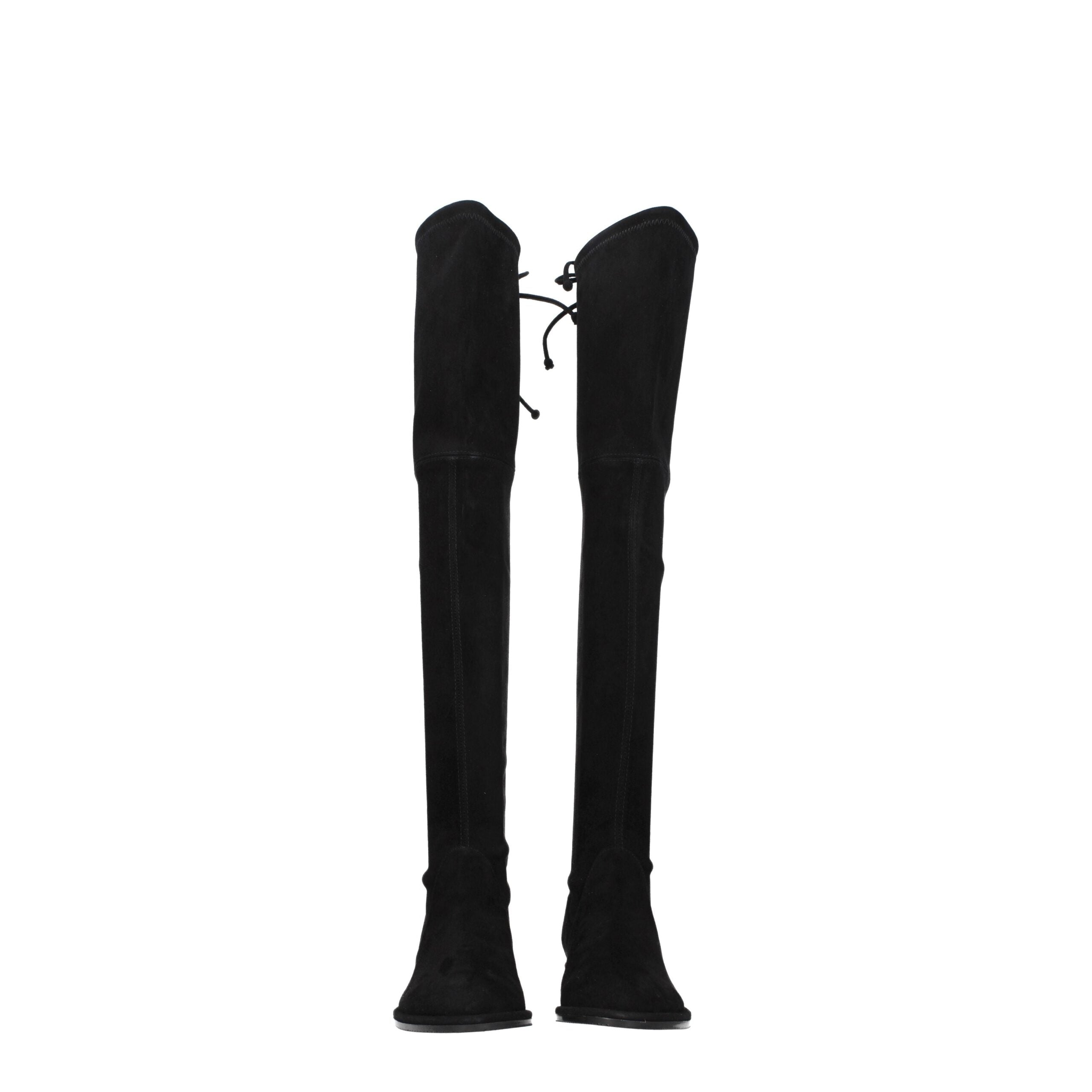 Black Leather Over The Knee