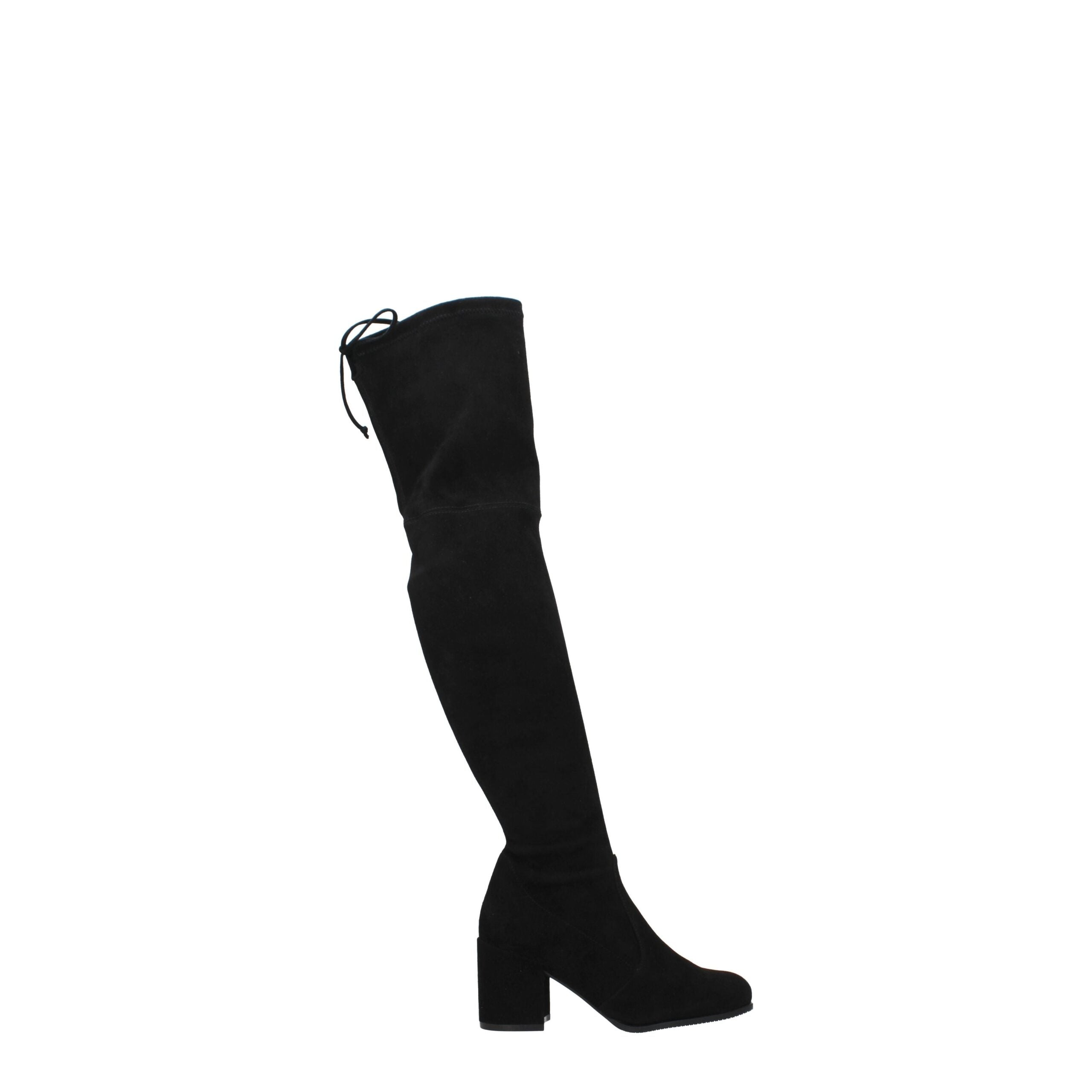 Black Leather Over The Knee