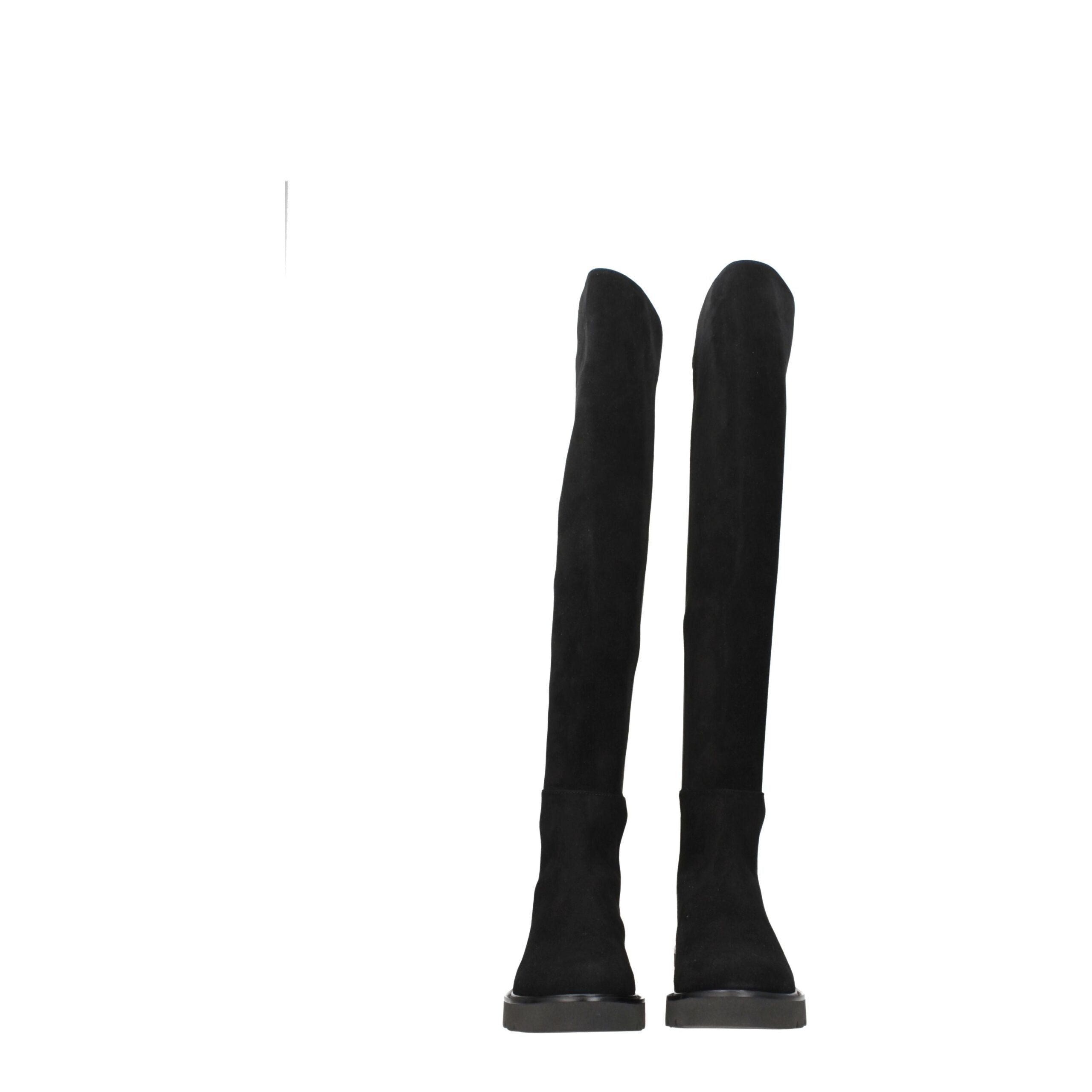 Black Leather Over The Knee