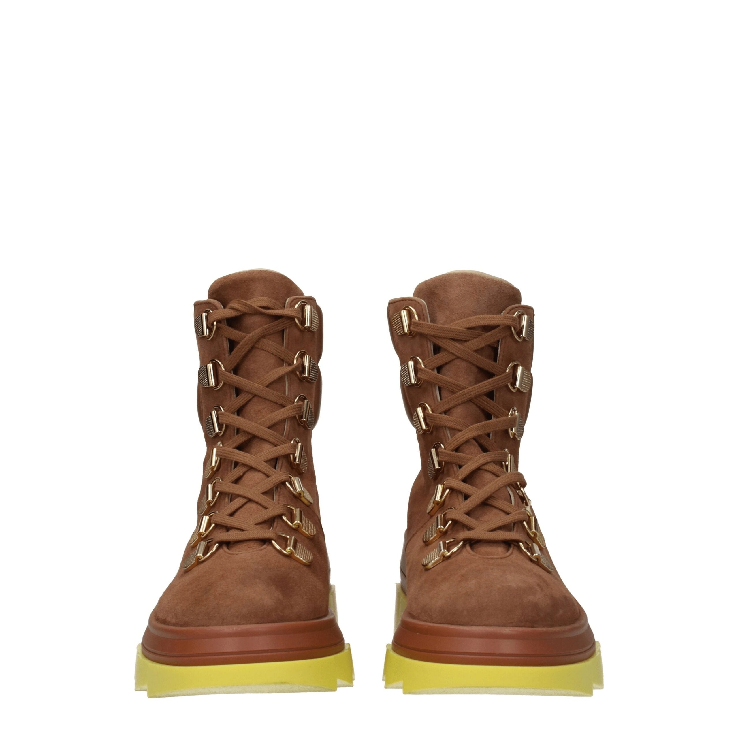 Brown Leather Ankle Boots