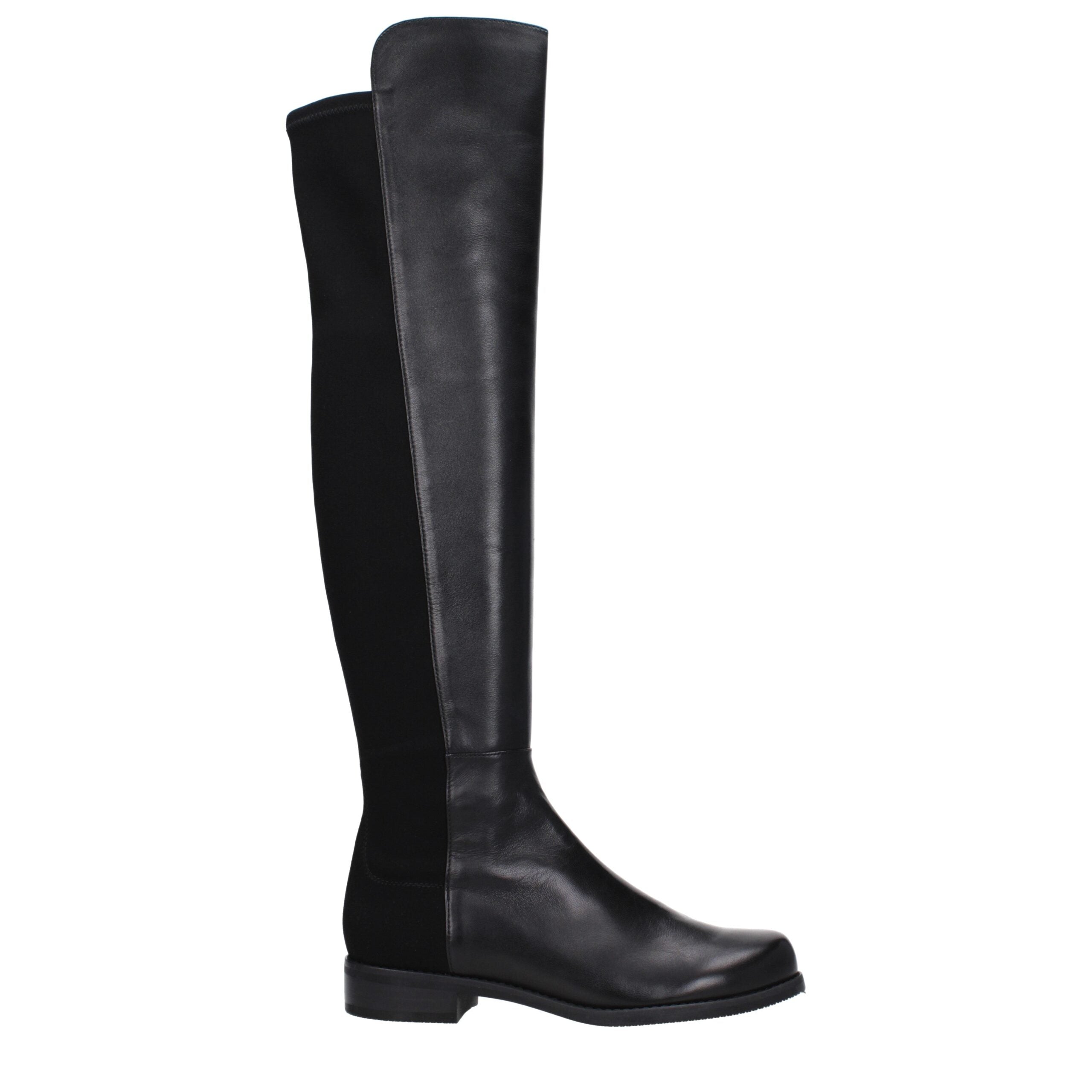 Black Leather Over The Knee