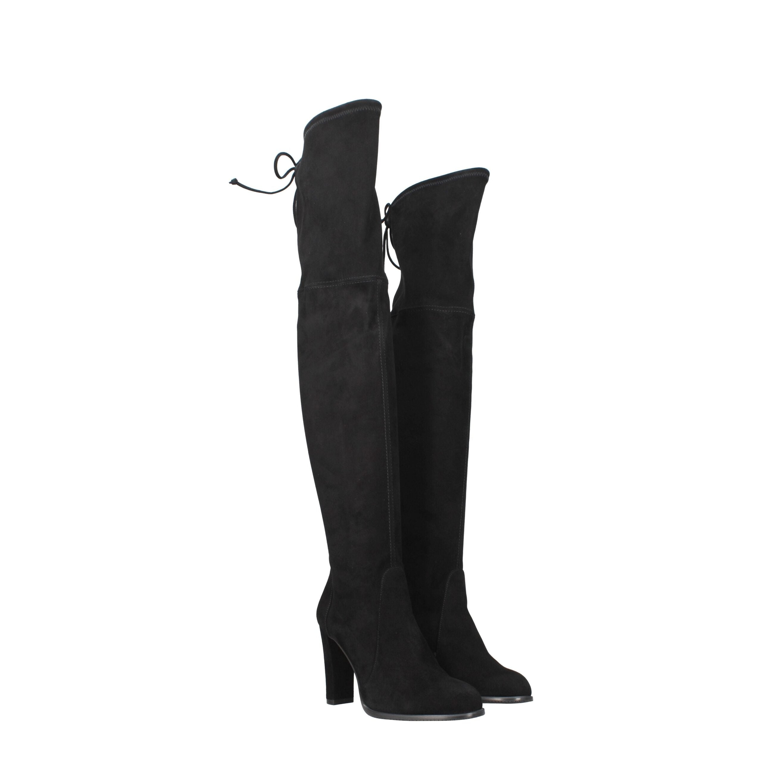 Black Leather Over The Knee