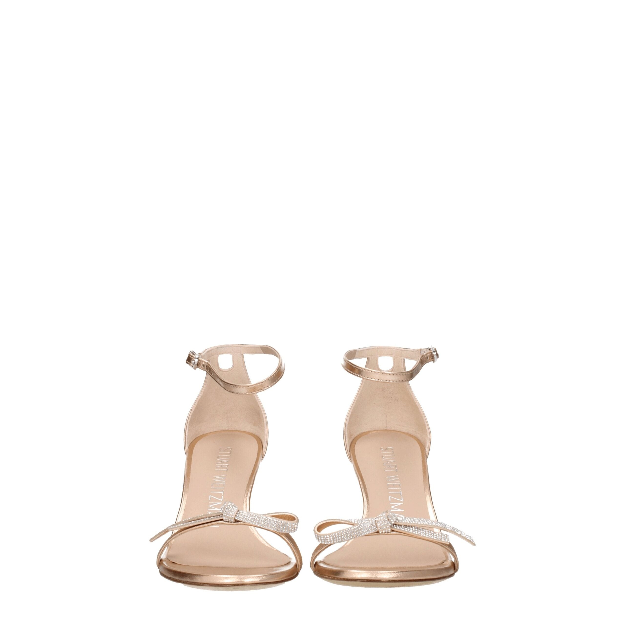 Pink Leather Stiletto Heels Sandals