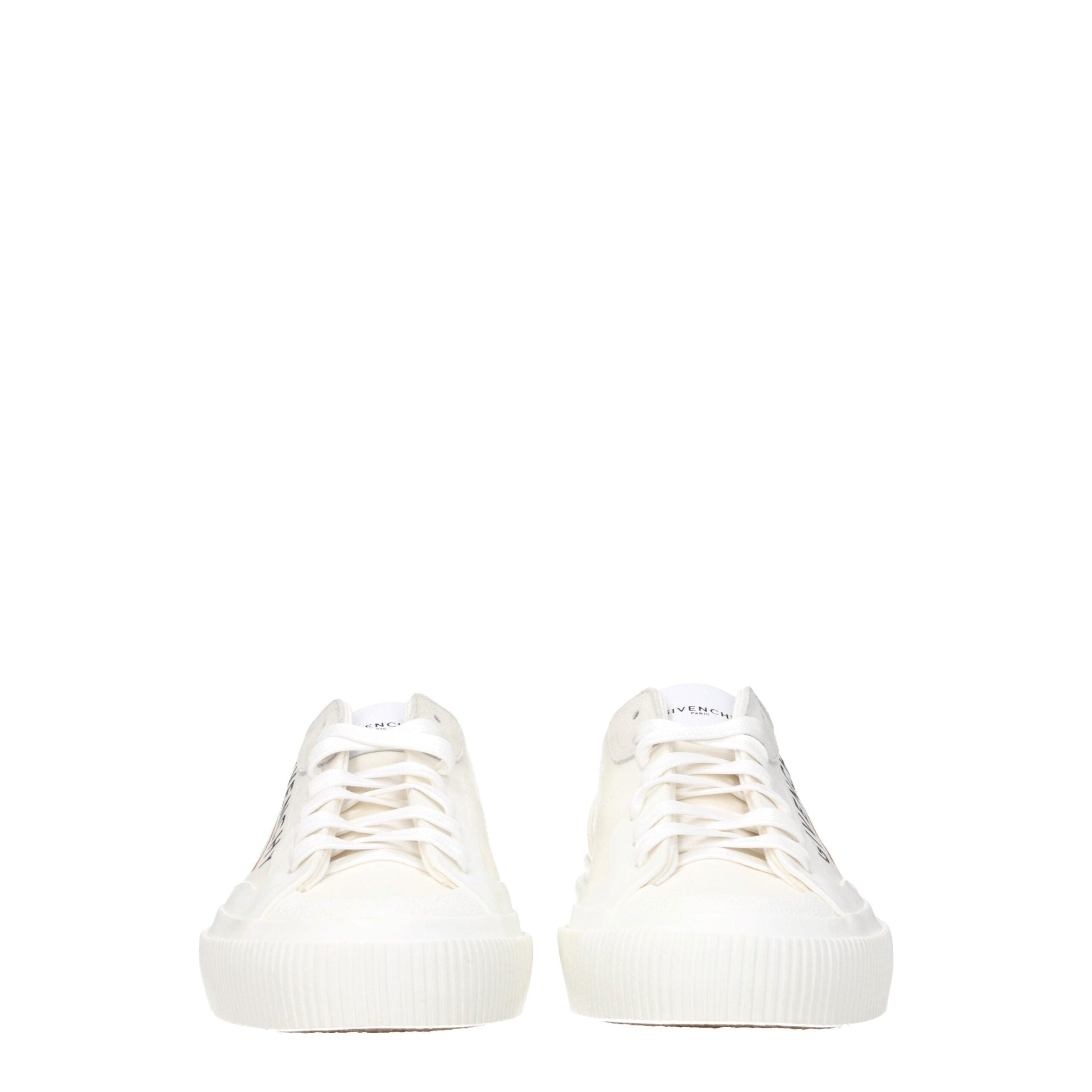 Beige Fabric Low Tops