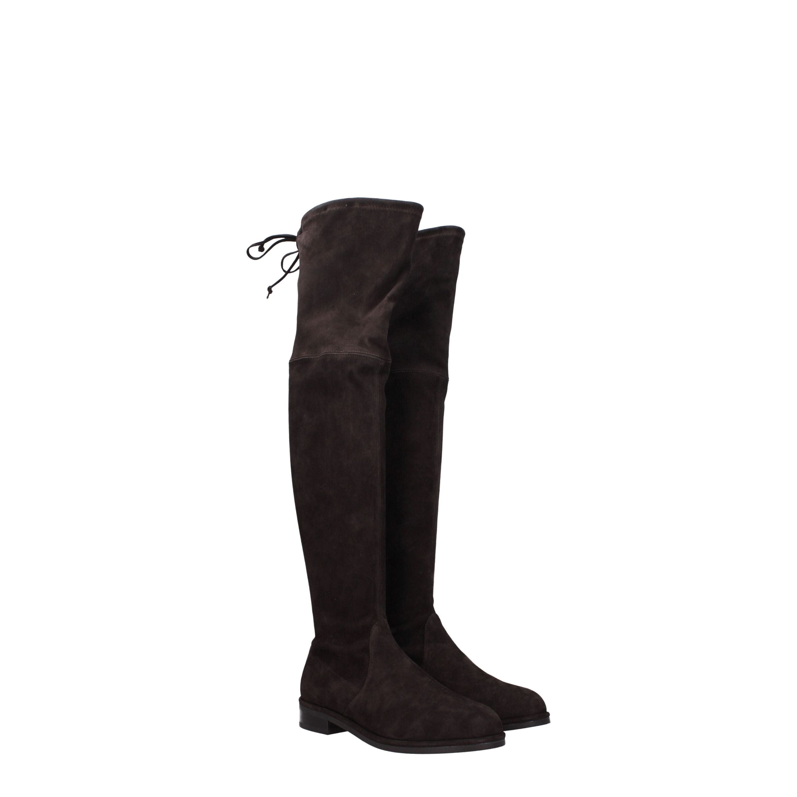 Brown Leather Over The Knee