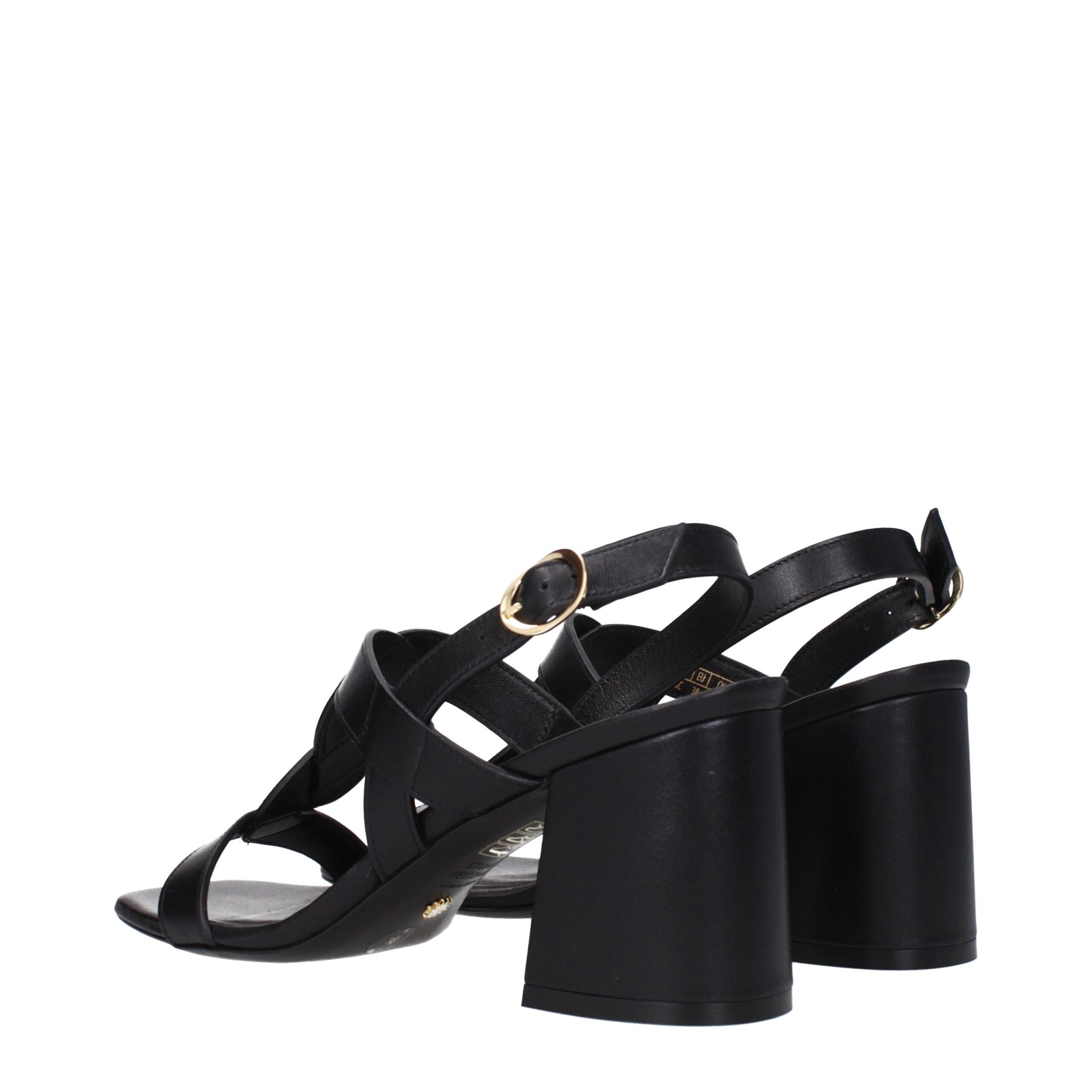 Black Leather Platforms
