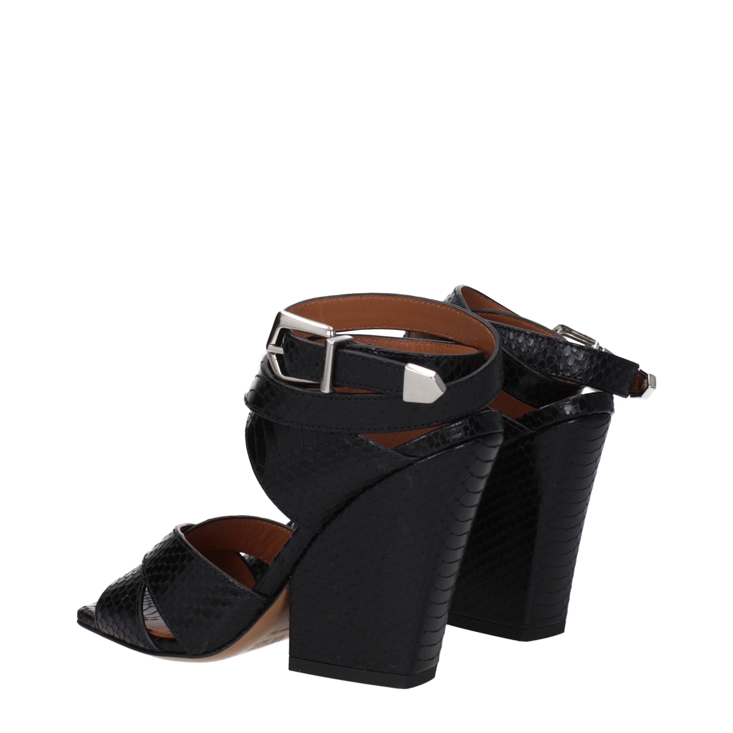 Black Leather Platforms