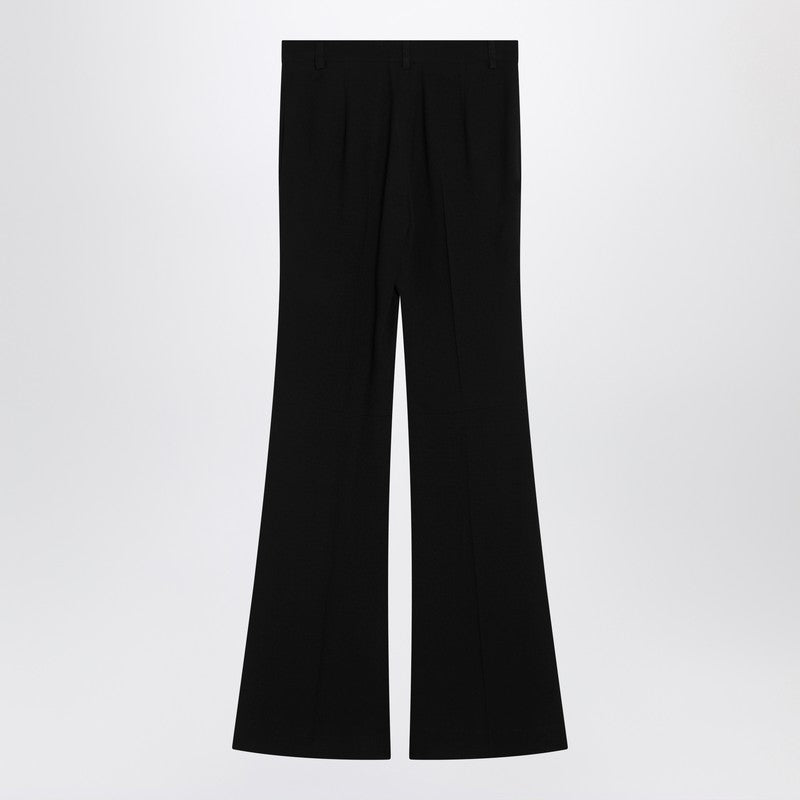 Balenciaga Black flared pants in viscose