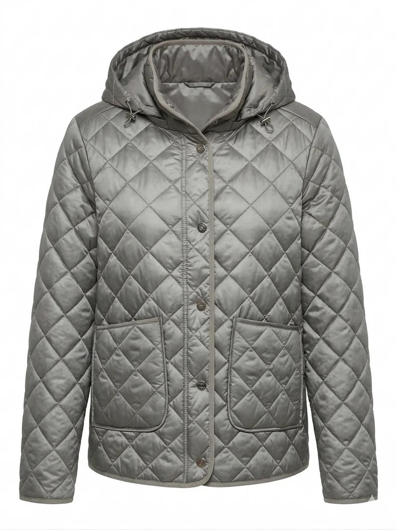 Shelby Quilted Jacket With Removable Hood