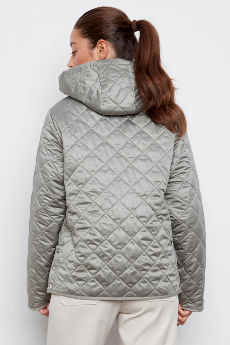Shelby Quilted Jacket With Removable Hood