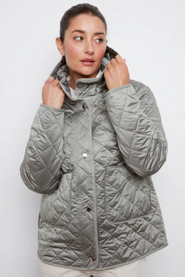 Shelby Quilted Jacket With Removable Hood