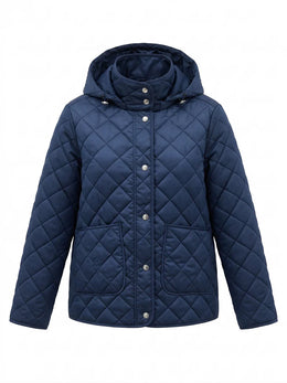 Shelby Quilted Jacket With Removable Hood