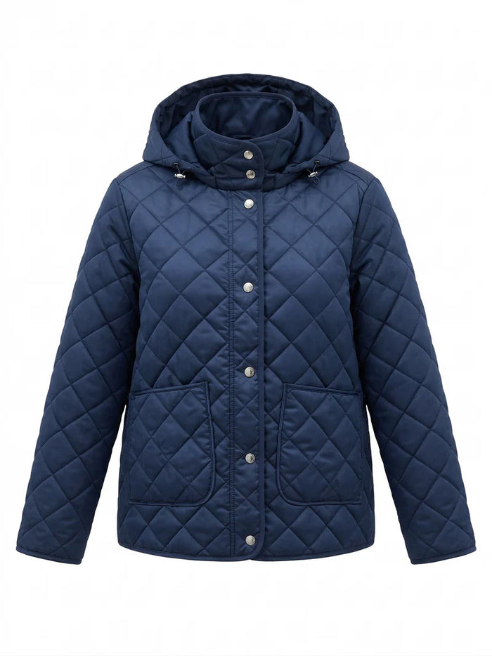 Shelby Quilted Jacket With Removable Hood