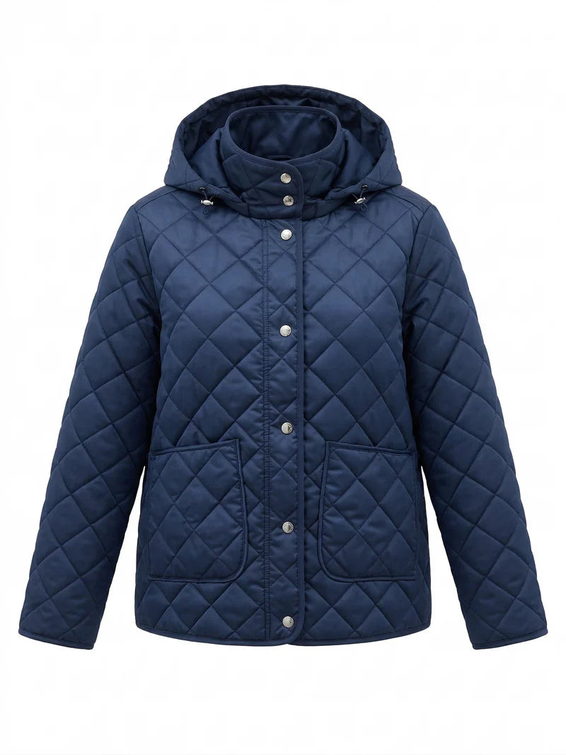Shelby Quilted Jacket With Removable Hood