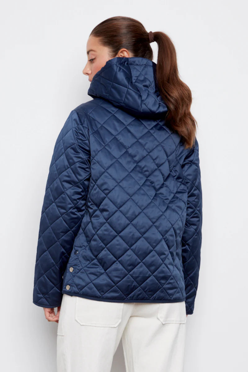 Shelby Quilted Jacket With Removable Hood