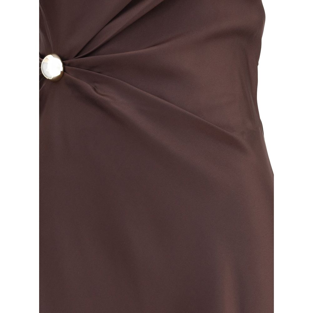 Silk midi Dress