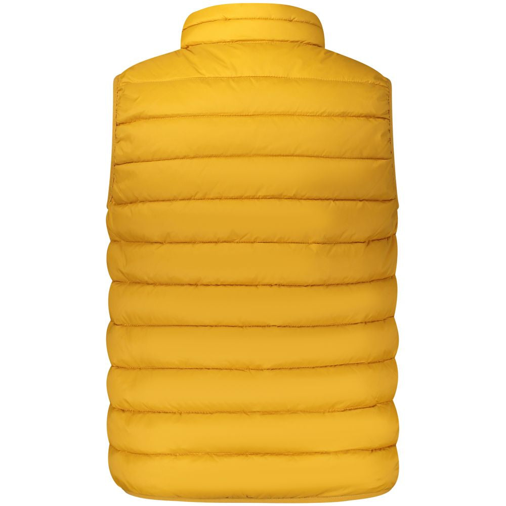 Yellow Polyamide Men Jacket
