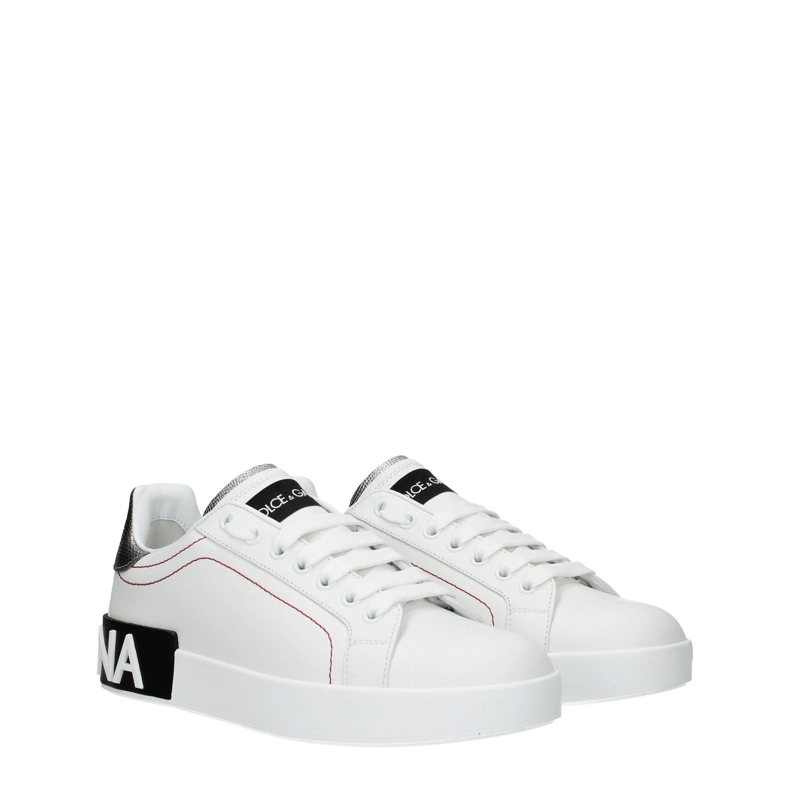 White Leather Low Tops