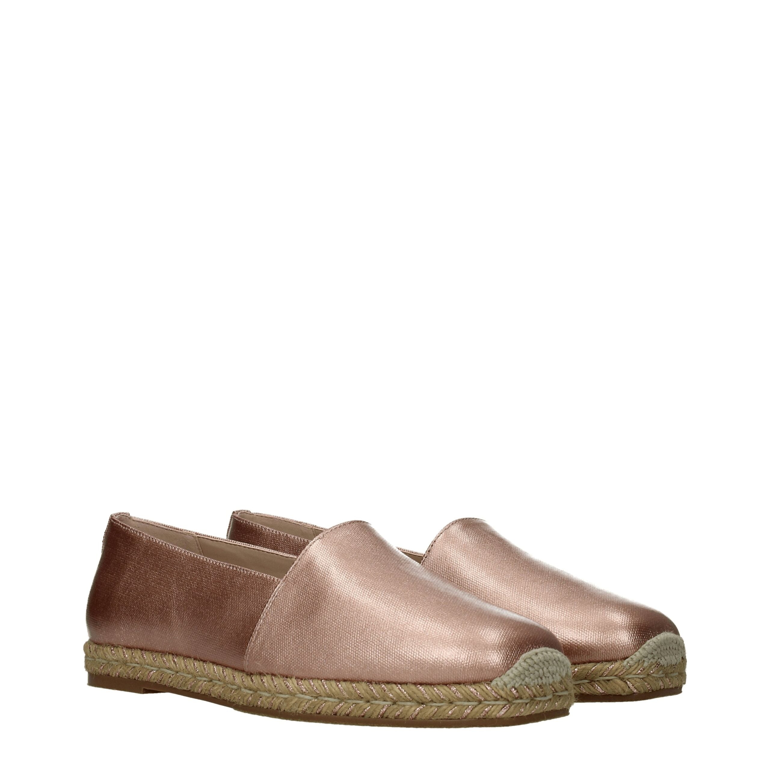Pink Fabric Espadrilles
