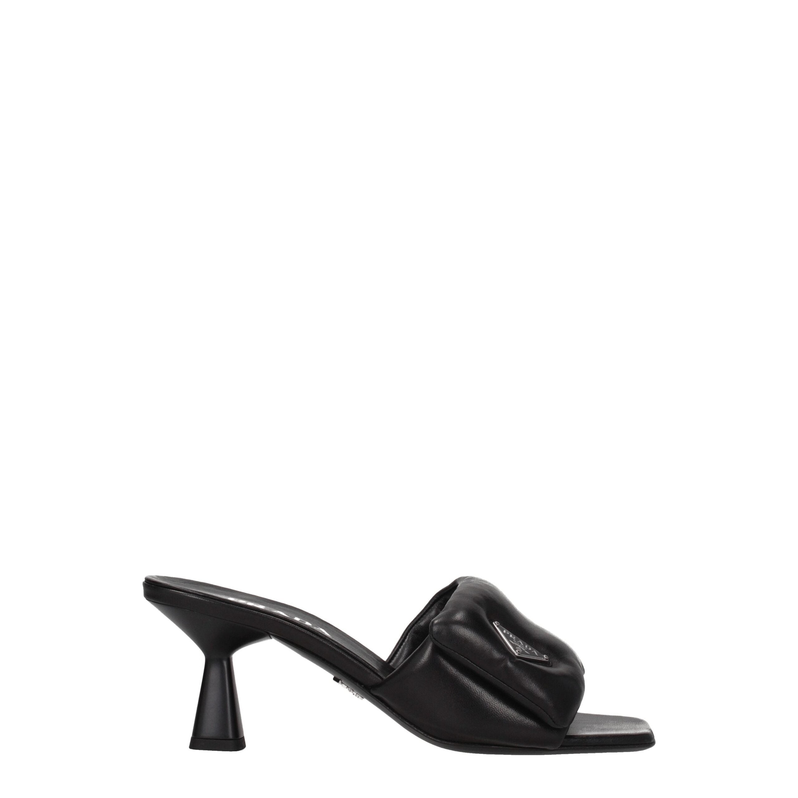 Black Leather Platforms