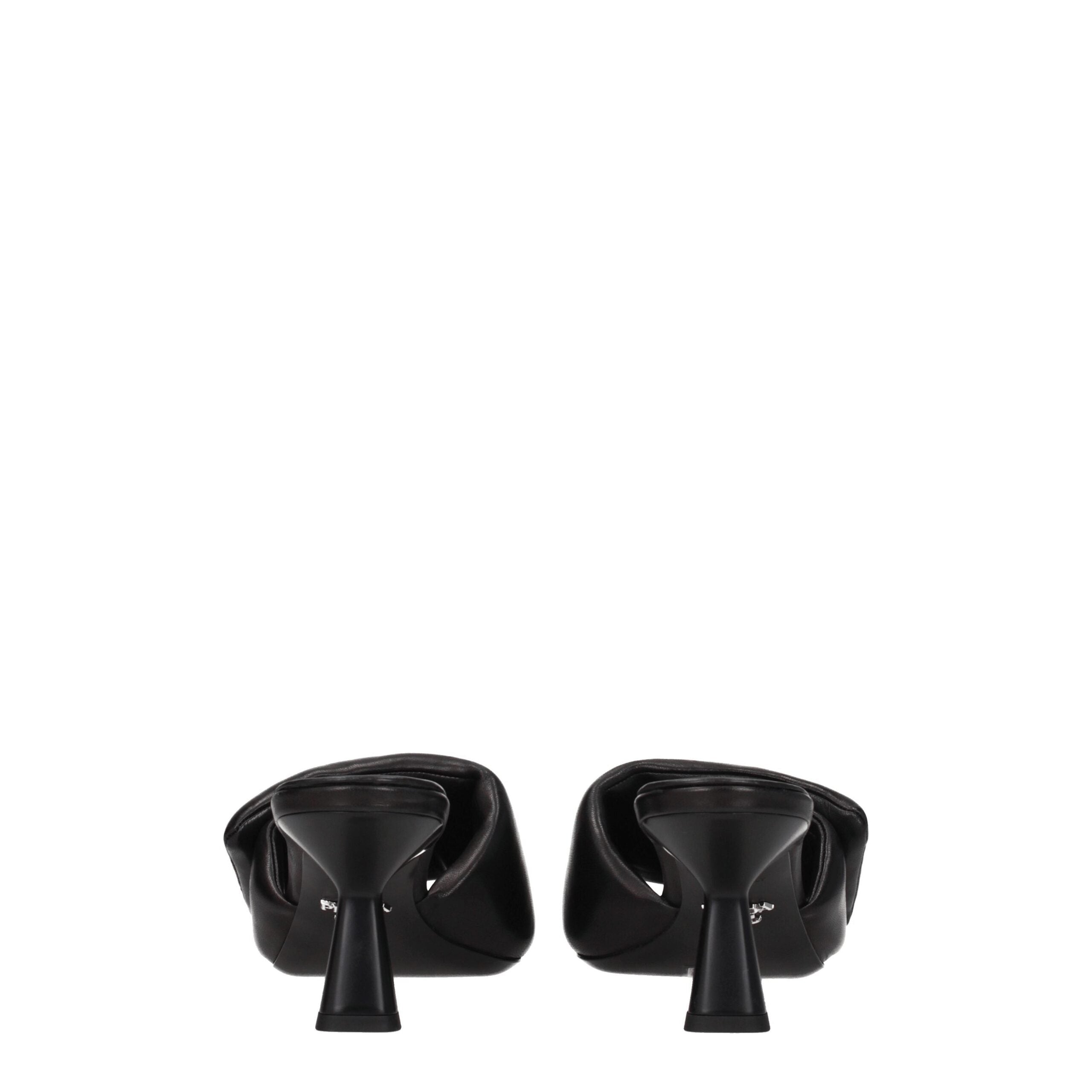 Black Leather Platforms