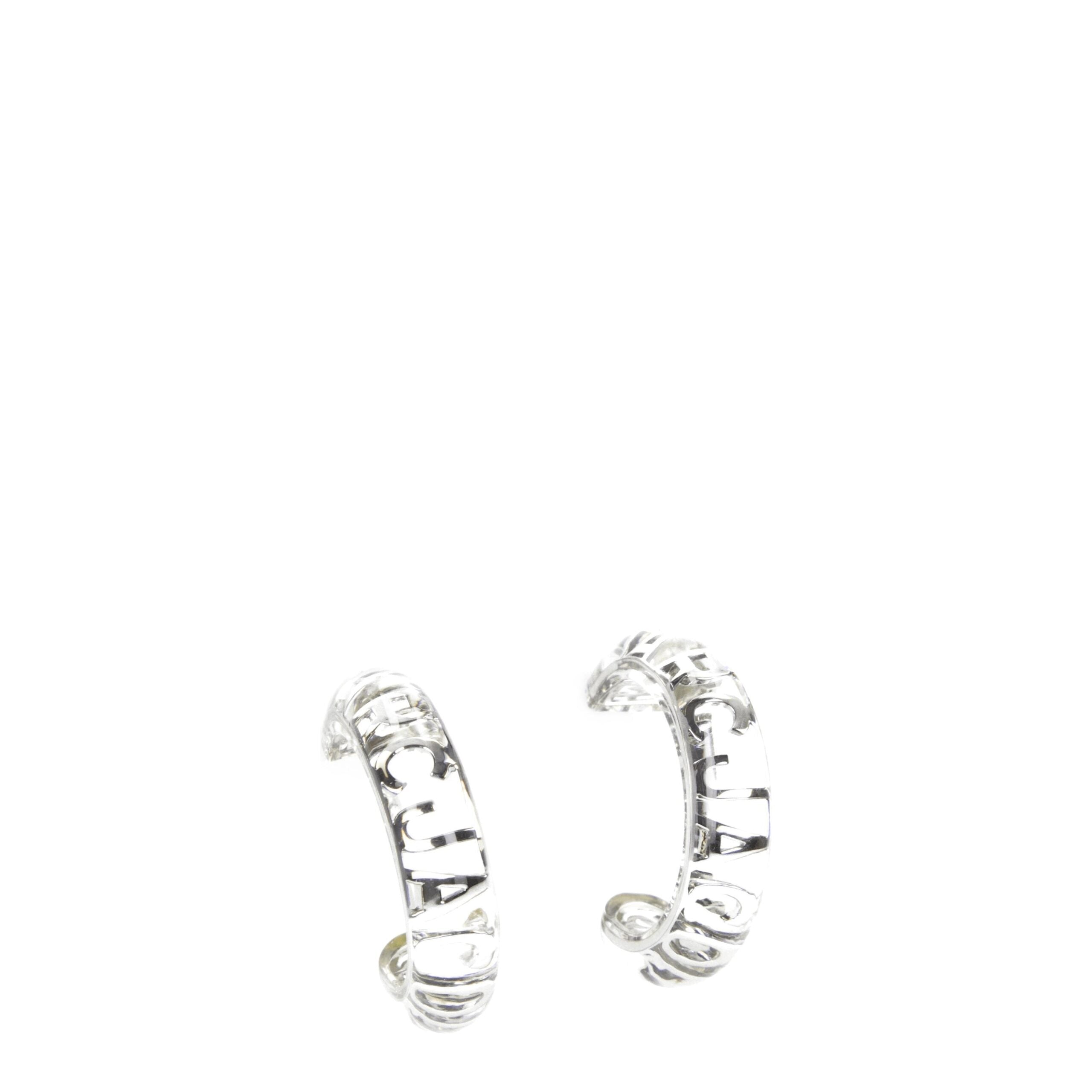 Transparent Plastic Earrings