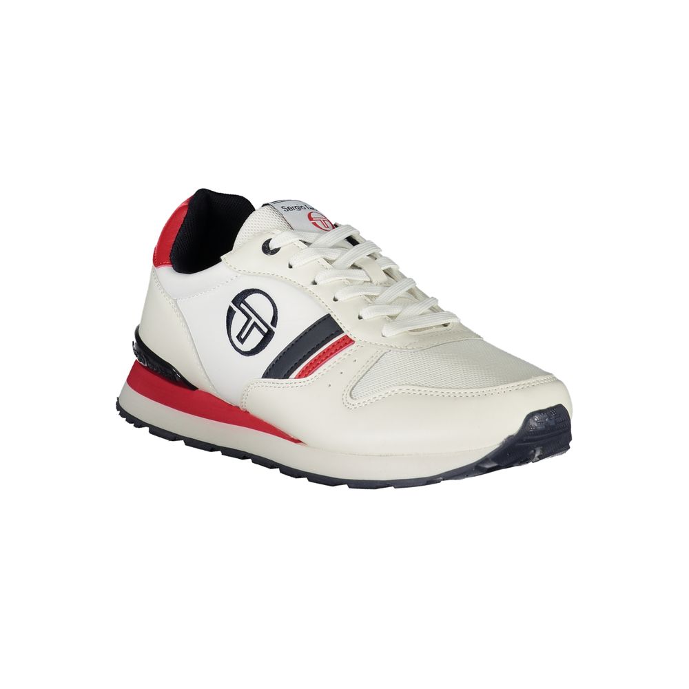 White Polyester Sneaker