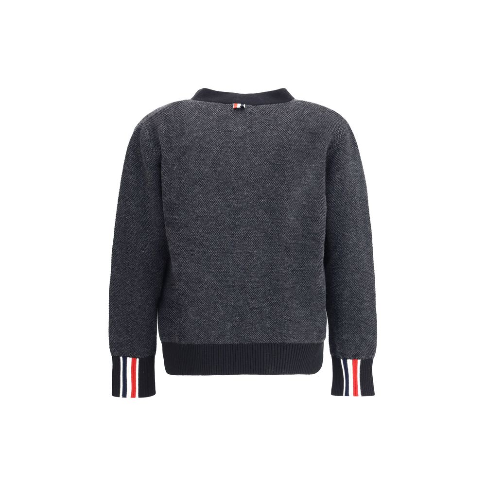 TEXTURED STITCH V NECK CARDIGAN IN WASHE