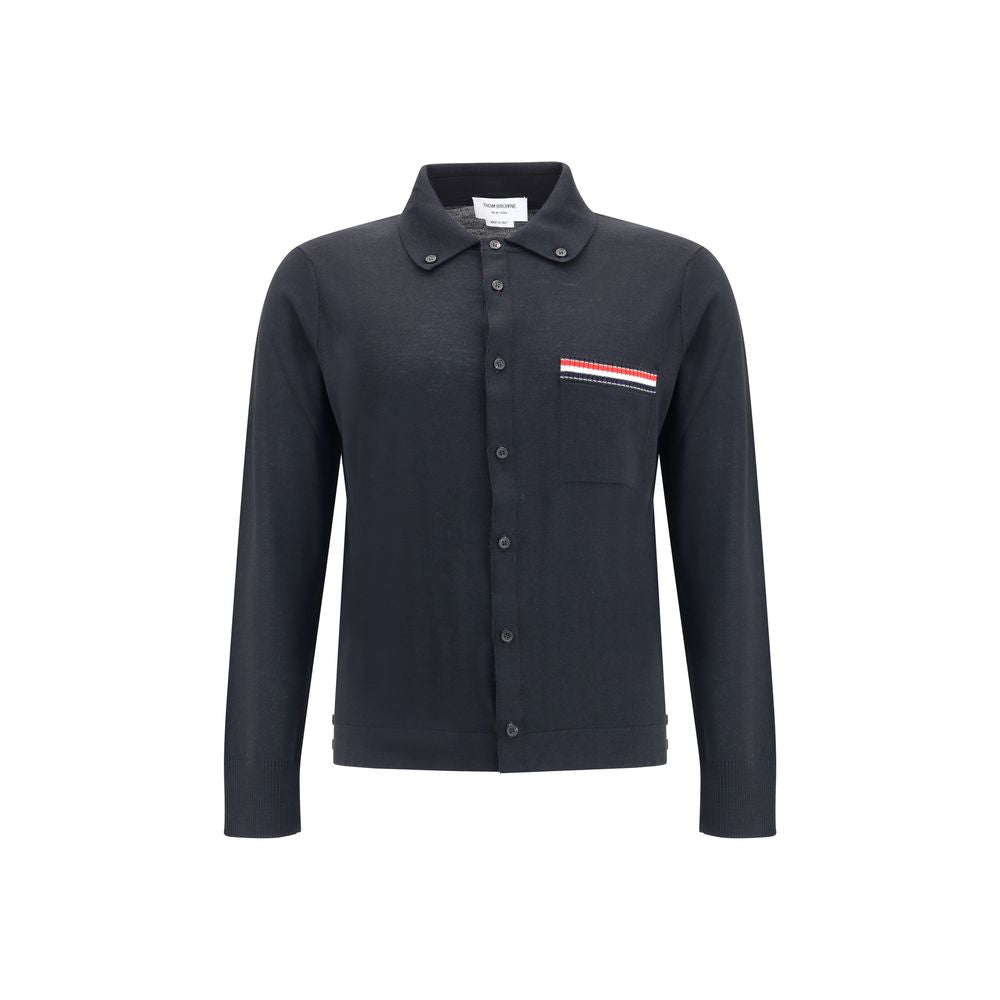 JERSEY STITCH BUTTON DOWN POINT COLLAR L