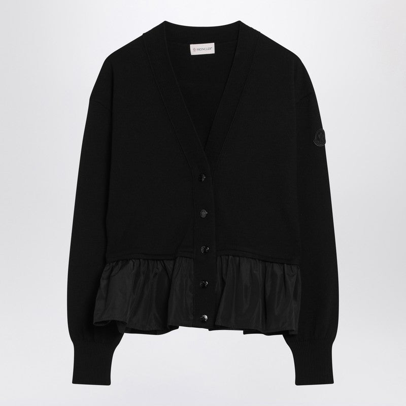 Moncler Black cashmere-blend cardigan