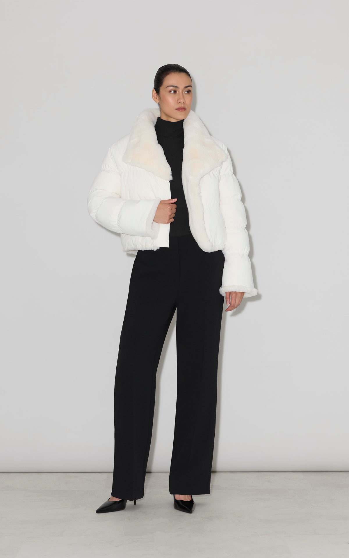 ADAIR Reversible Mixed Media Jacket