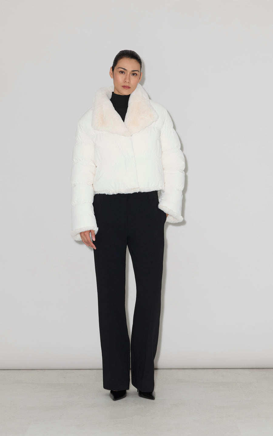ADAIR Reversible Mixed Media Jacket