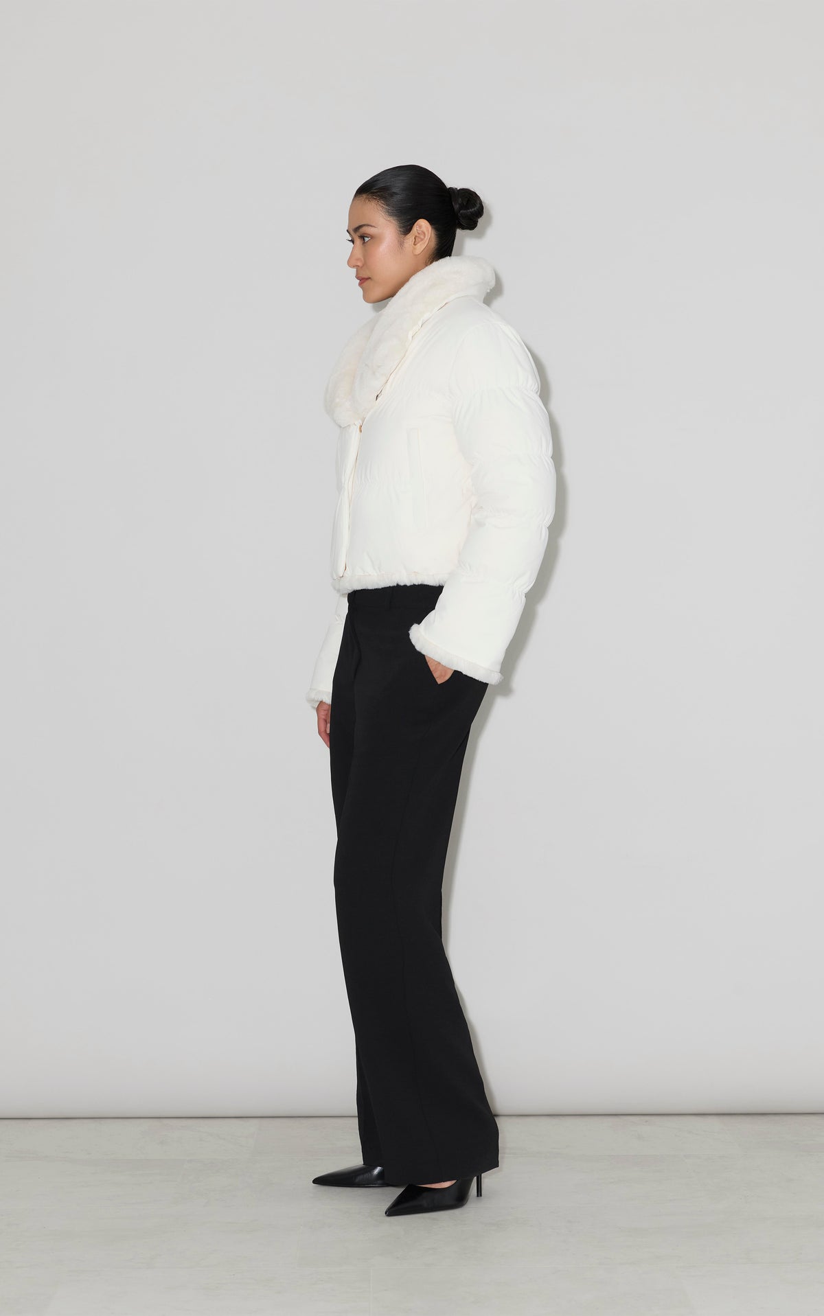 ADAIR Reversible Mixed Media Jacket
