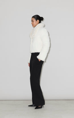 ADAIR Reversible Mixed Media Jacket